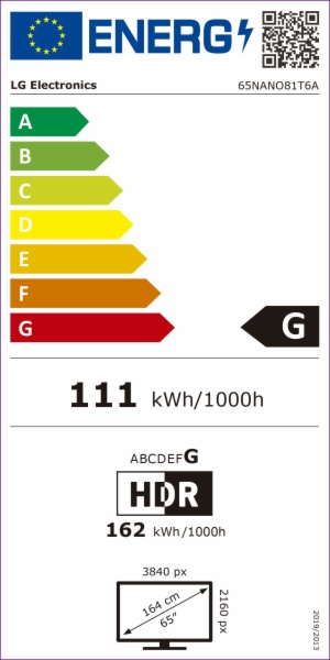 TELEVISOR LED LG 65NANO81T6A